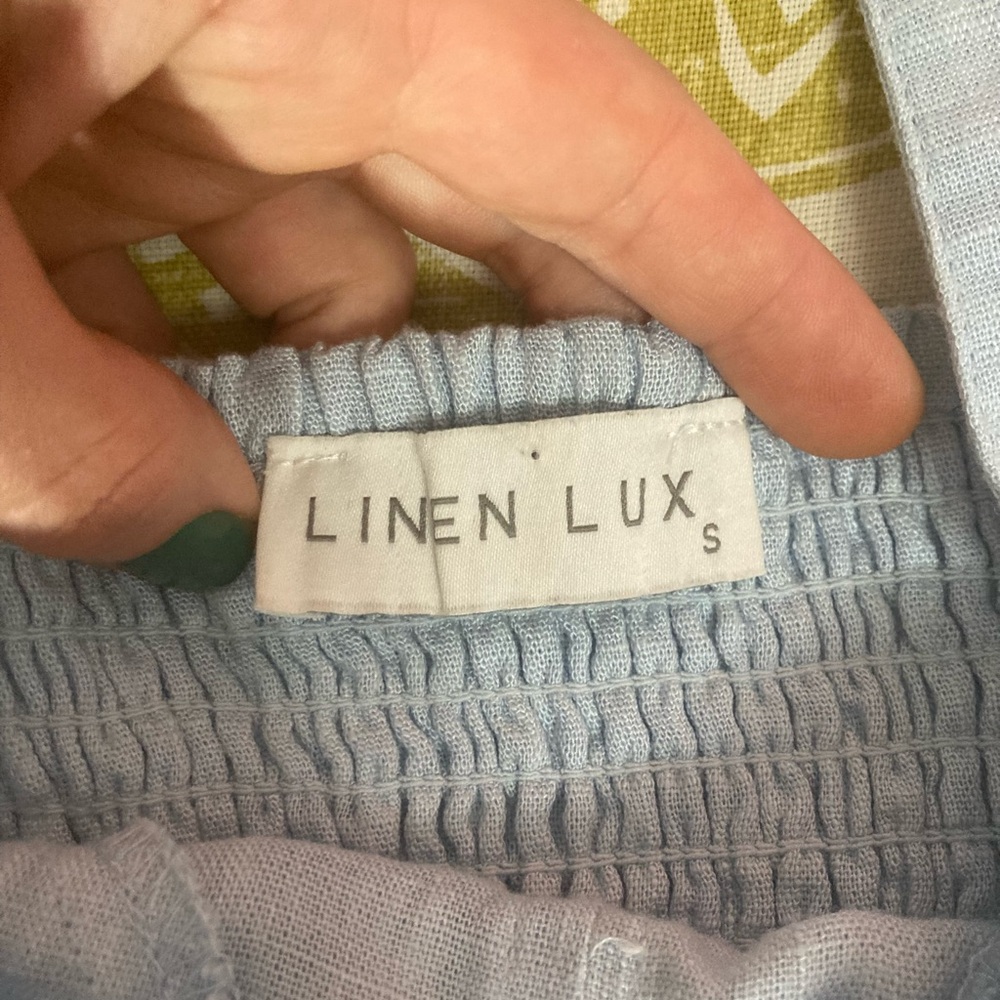 Linen Lux Sleeveless Top - Picture 3 of 5